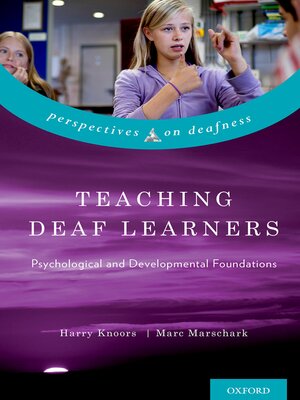 cover image of Teaching Deaf Learners